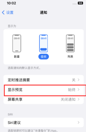 娄星苹果售后维修中心分享iPhone手机收不到通知怎么办 