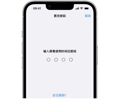 娄星iPhone屏幕维修分享iPhone屏幕使用时间密码忘记了怎么办 