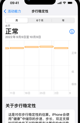 娄星iPhone手机维修如何在iPhone开启'步行稳定性通知'