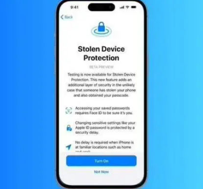 娄星苹果授权维修店分享被盗设备保护功能开启方法 